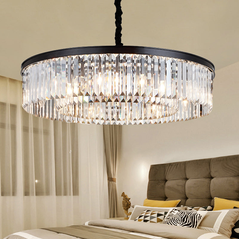 Emilia Modern Crystal Chandelier: Sparkling Elegance in Multiple Sizes (16", 23.5", 31.5")