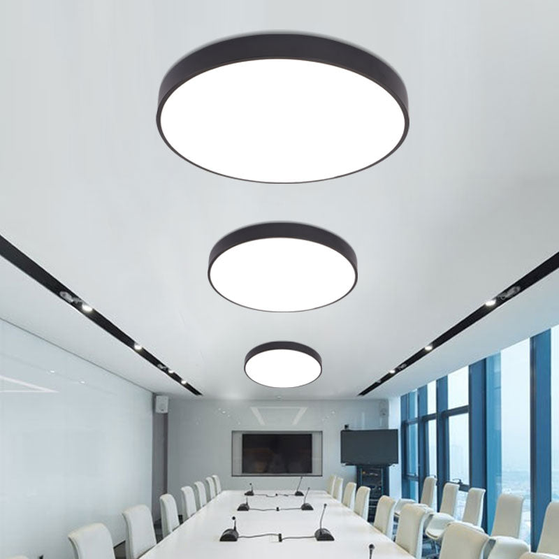 Elise's Modern Meeting Room Light: Minimalist LED Ceiling Lamp