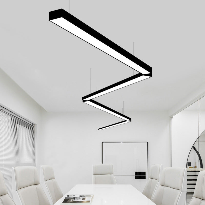 Brinley Modern Linear Chandelier: Brighten Your Conference Room in Style