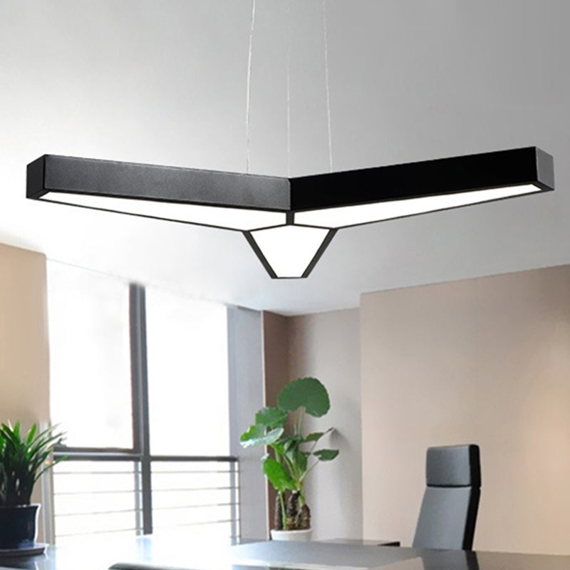 Addison Modern Y-Shaped LED Ceiling Lamp: Illuminate Your Space in Style