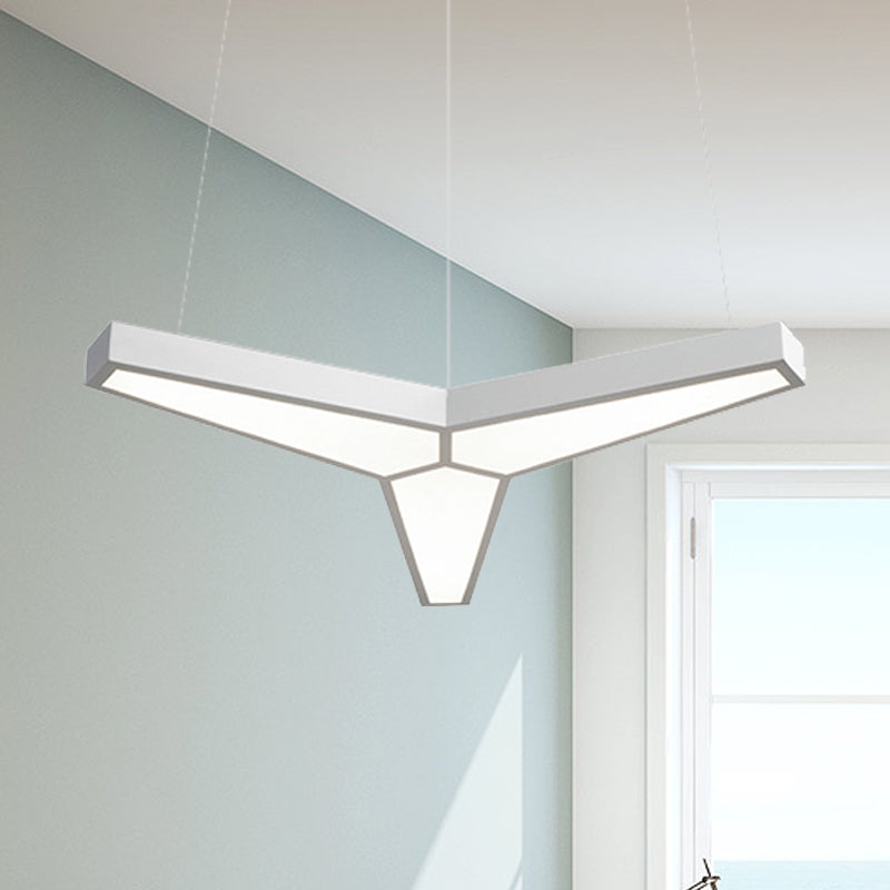 Addison Modern Y-Shaped LED Ceiling Lamp: Illuminate Your Space in Style