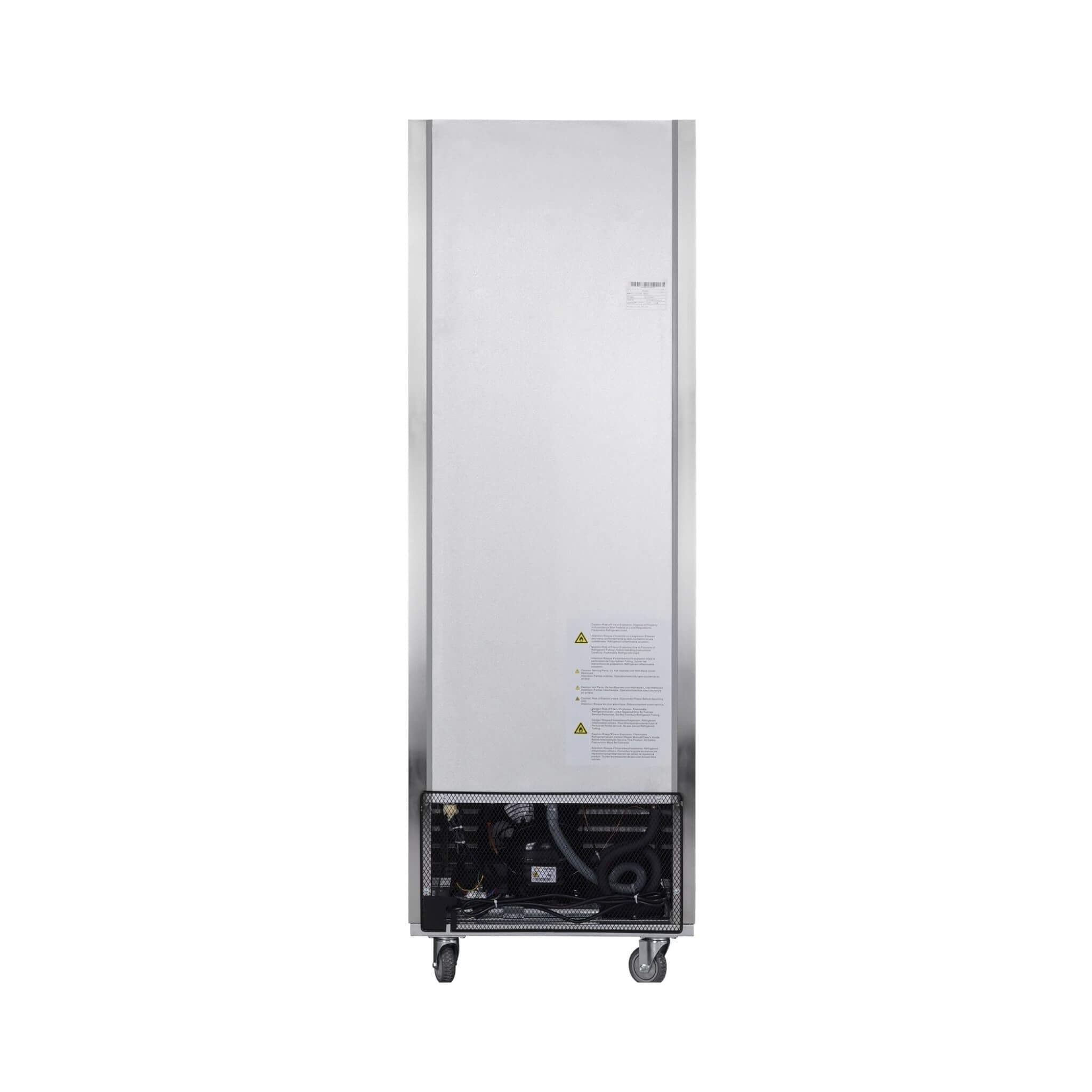 Heavy-Duty 27-Inch 8.7 Cu.Ft Commercial Upright Stainless Steel Reach-In Freezer (SAK43815)