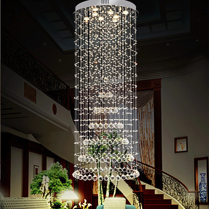 Georgia Elegance with Sparkling Flair: Crystal Ball Flush Mount Light