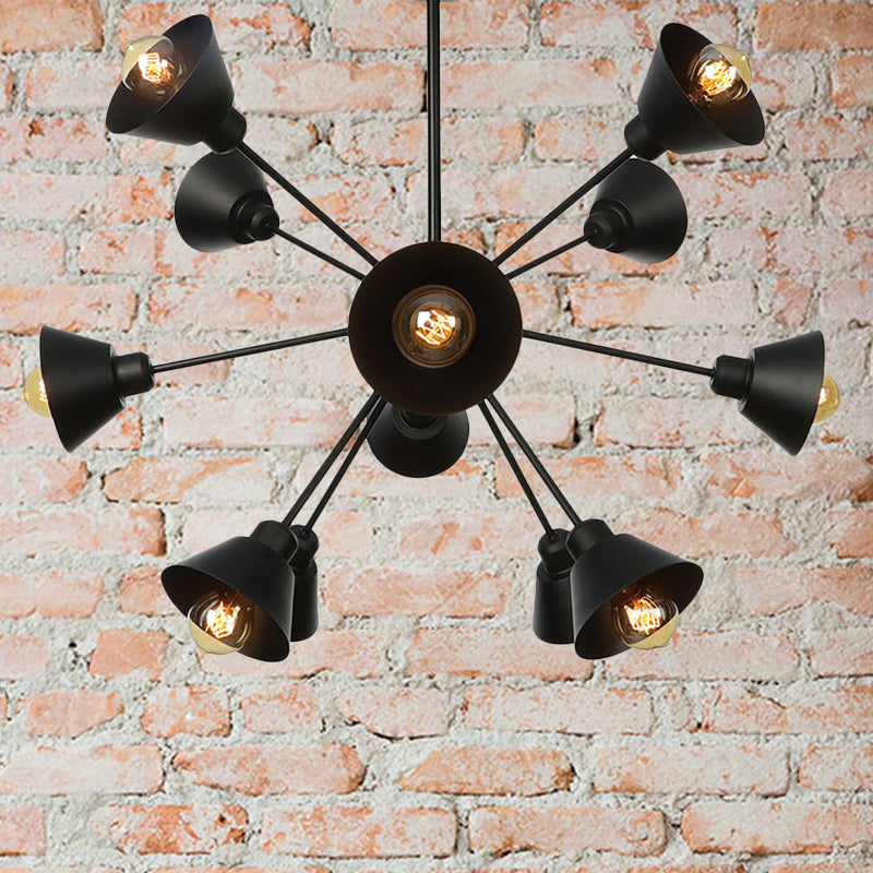 Embrace the Mid-Century Charm: The Industrial Sputnik Chandelier
