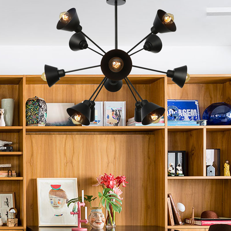 Embrace the Mid-Century Charm: The Industrial Sputnik Chandelier