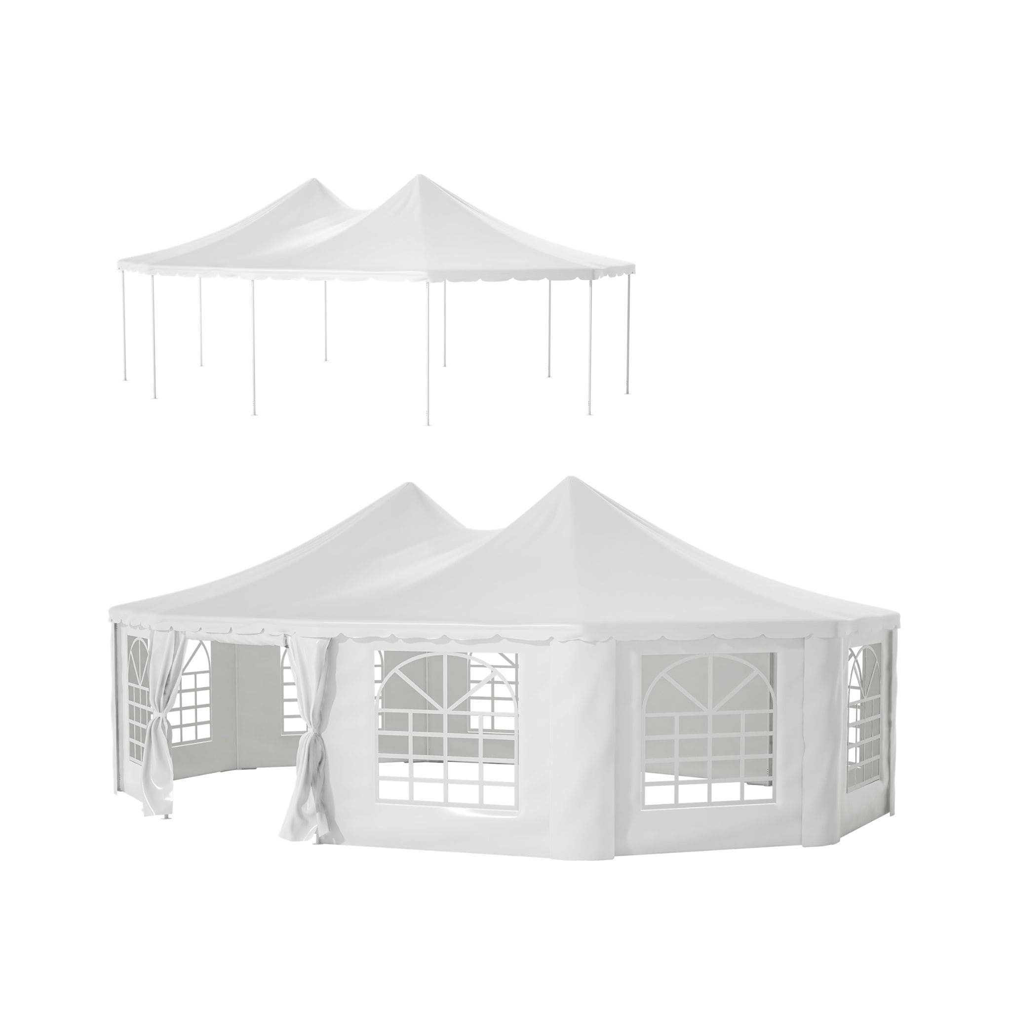 [29X21FT] Alora Extra Large Heavy-Duty Outdoor Waterproof Party, Wedding Tent With Steel Frame (SAK53821)
