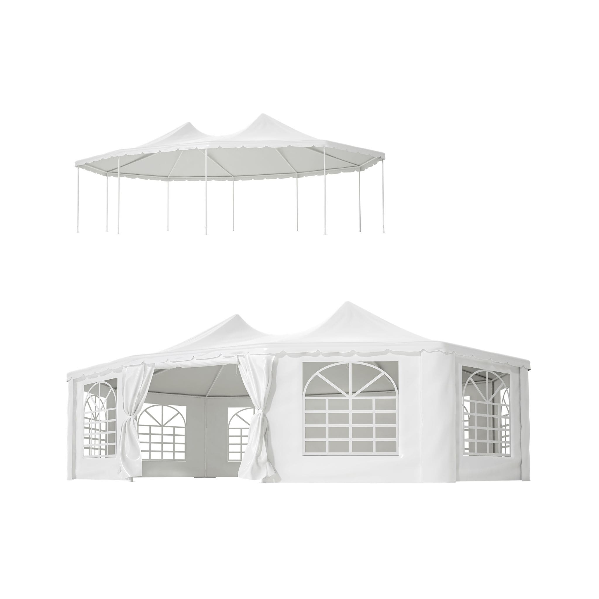 [29X21FT] Alora Extra Large Heavy-Duty Outdoor Waterproof Party, Wedding Tent With Steel Frame (SAK53821)