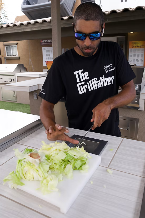 Trash Chute and Cutting Board