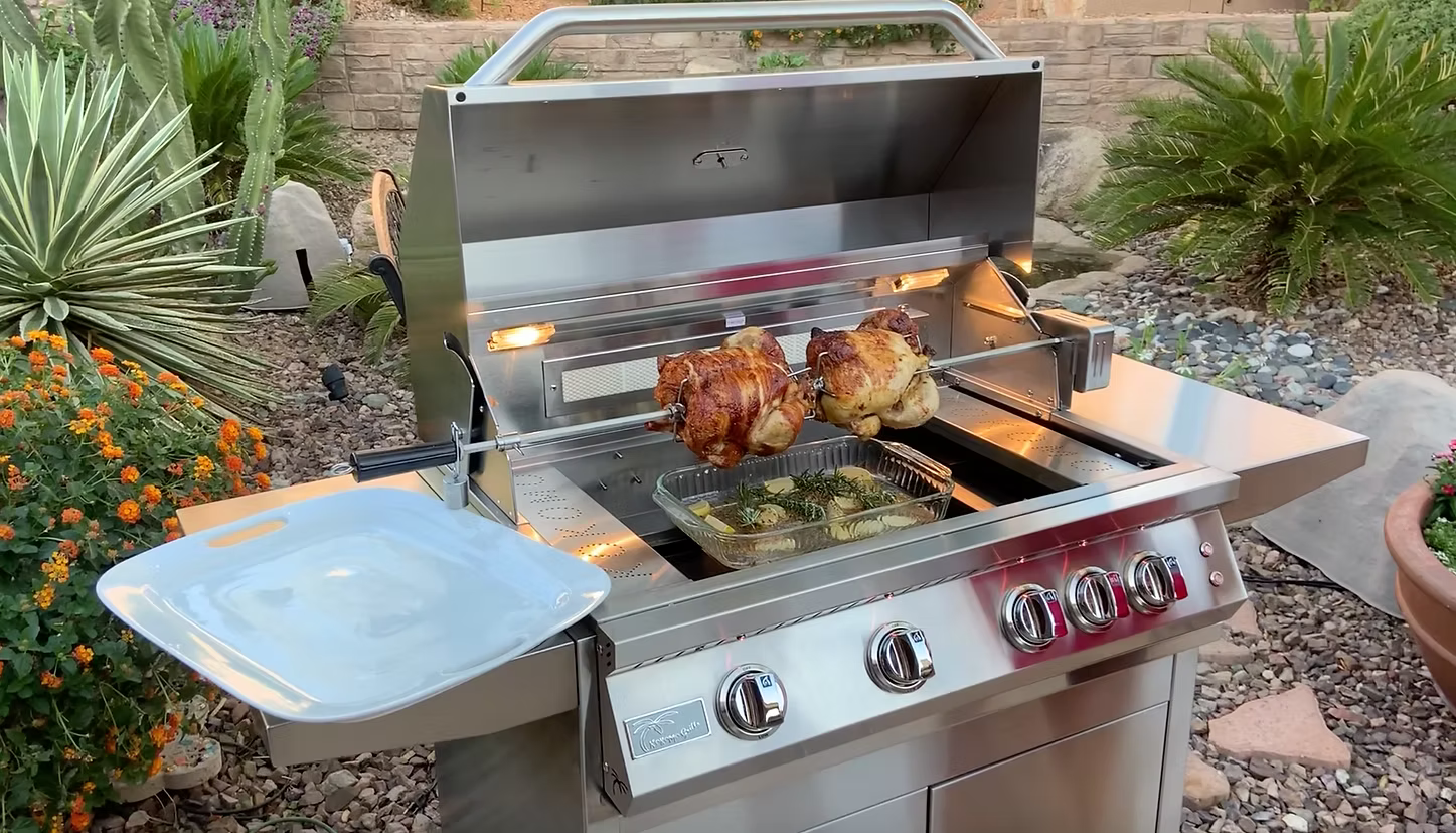 KoKoMo 4 Burner S/S Rotisserie