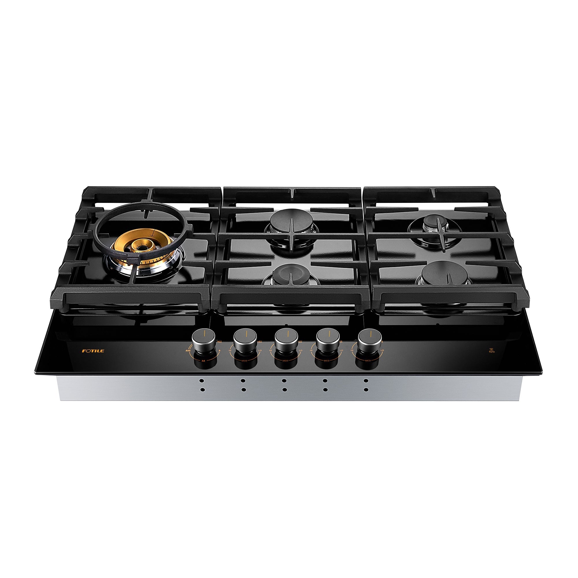 36" Anti-glare Glass Tri-Ring Gas Cooktop Series | GLG36501