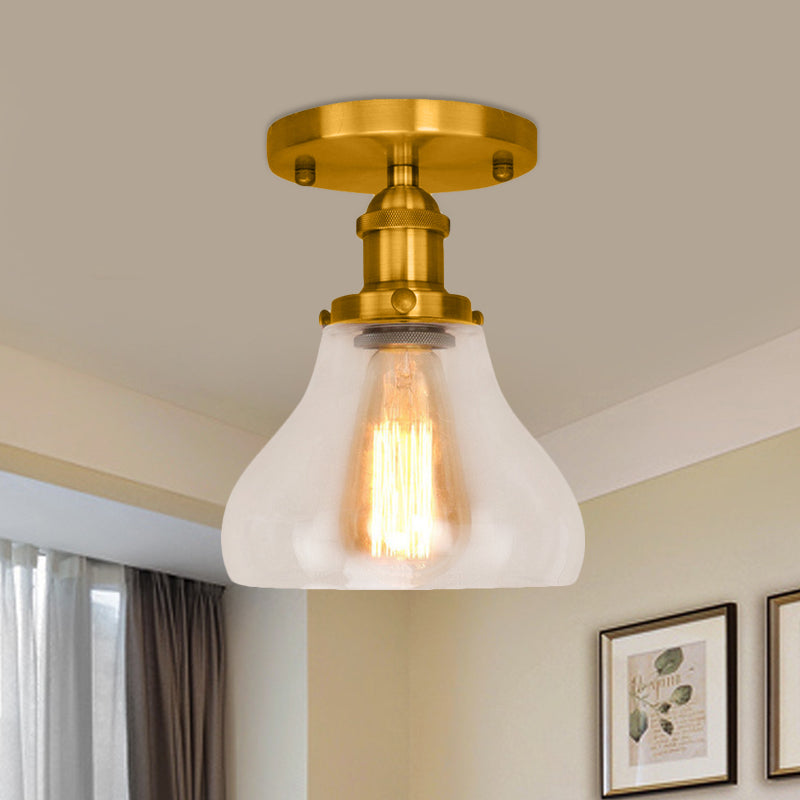 Illuminate Your Space with Timeless Style: The Farmhouse Cone Ceiling Light