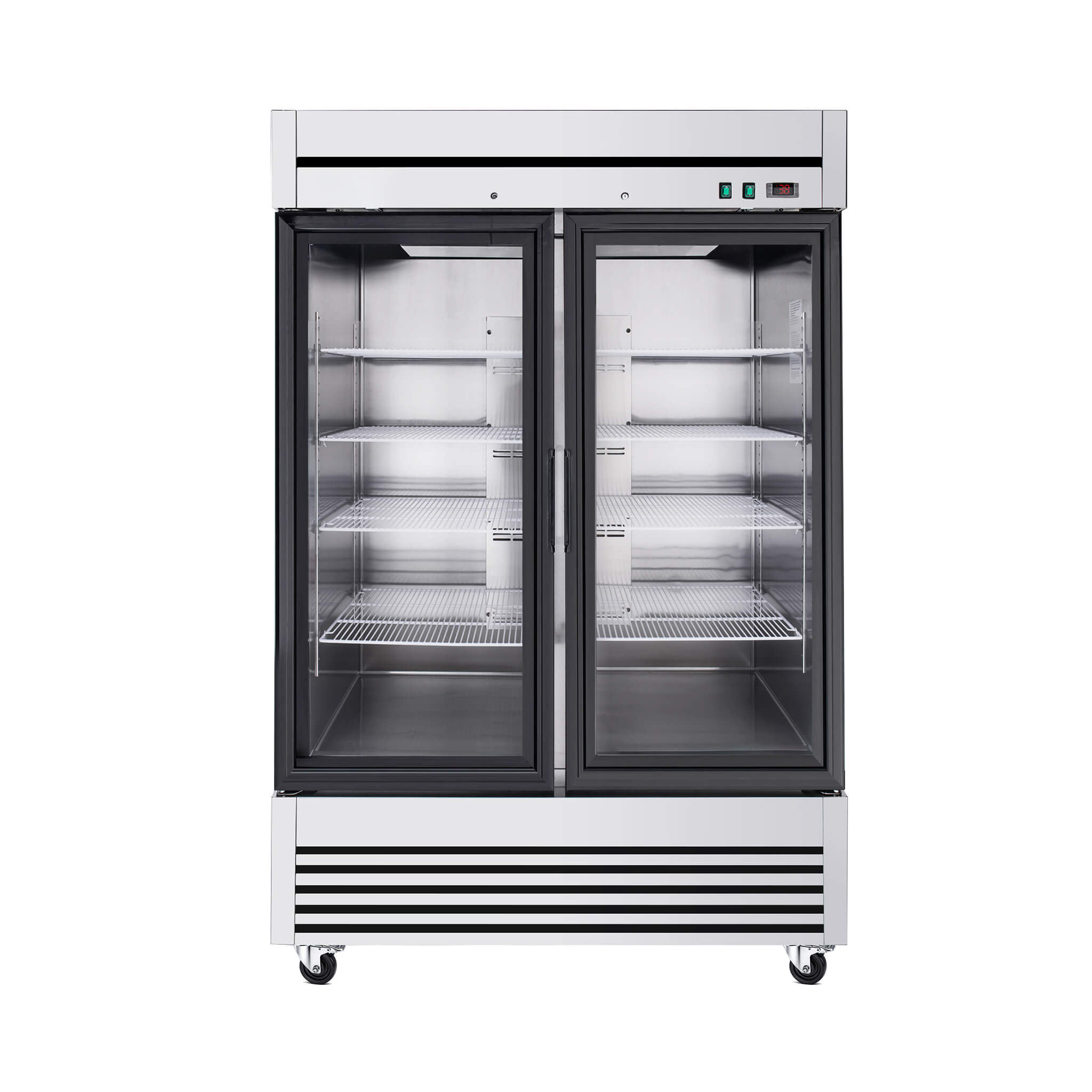 49-Inch Upright Commercial Reach-In Display Refrigerator (SAK16785)