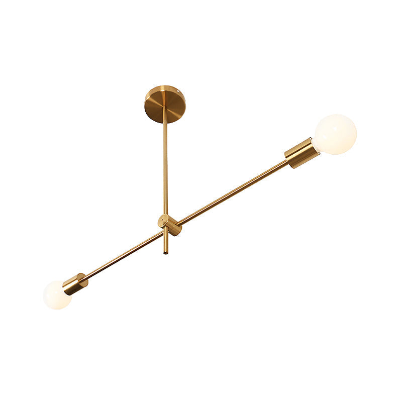 Sophia's Modern Brass Chandelier - Timeless Elegance