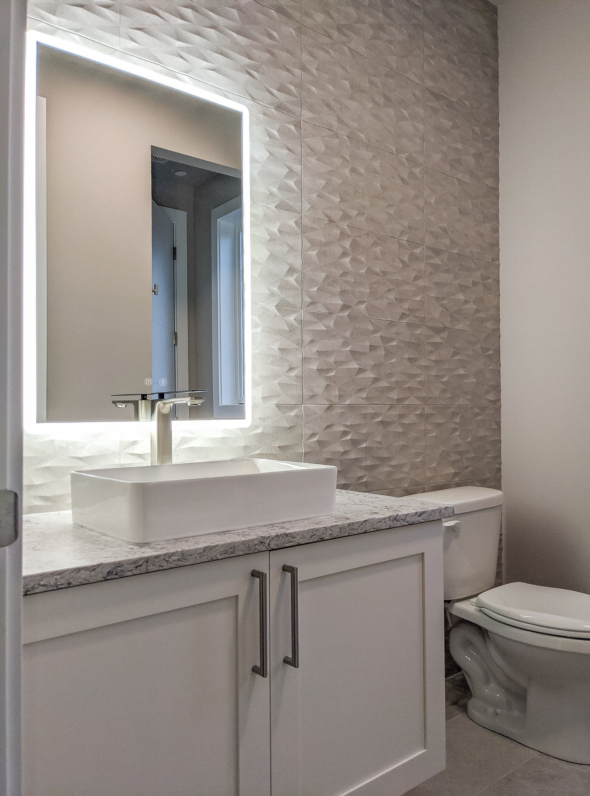 Zeek 24"x36" Backlit LED Rectangular Bathroom Wall Mirror MA2436