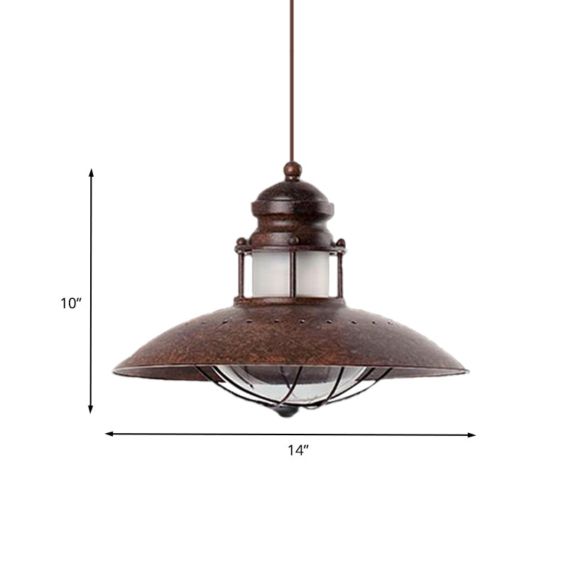Maggie Rustic LED Pendant - Modern Farmhouse Charm