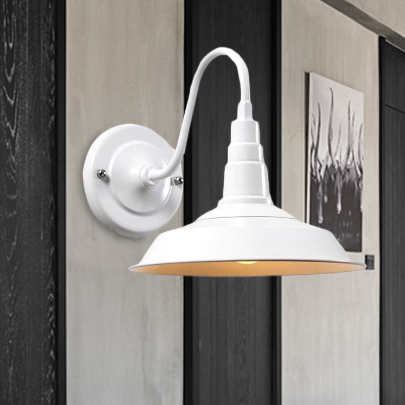 Illuminate Your Space with Industrial Chic: The Barn Wall Sconce with Gooseneck Arm