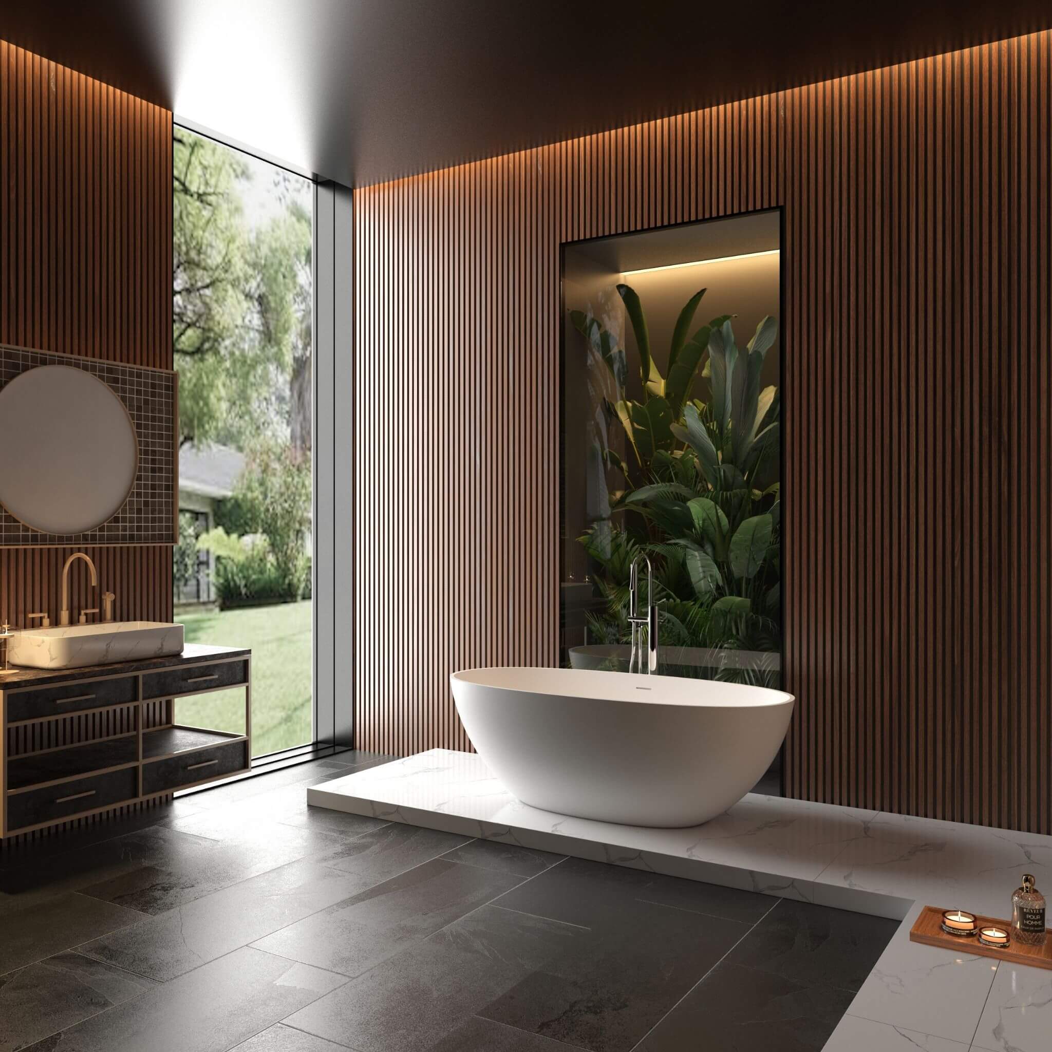 Alora 65-Inch Luxury Freestanding Soaking Bathtub With Overflow And Pop-Up Drain (SAK69451)