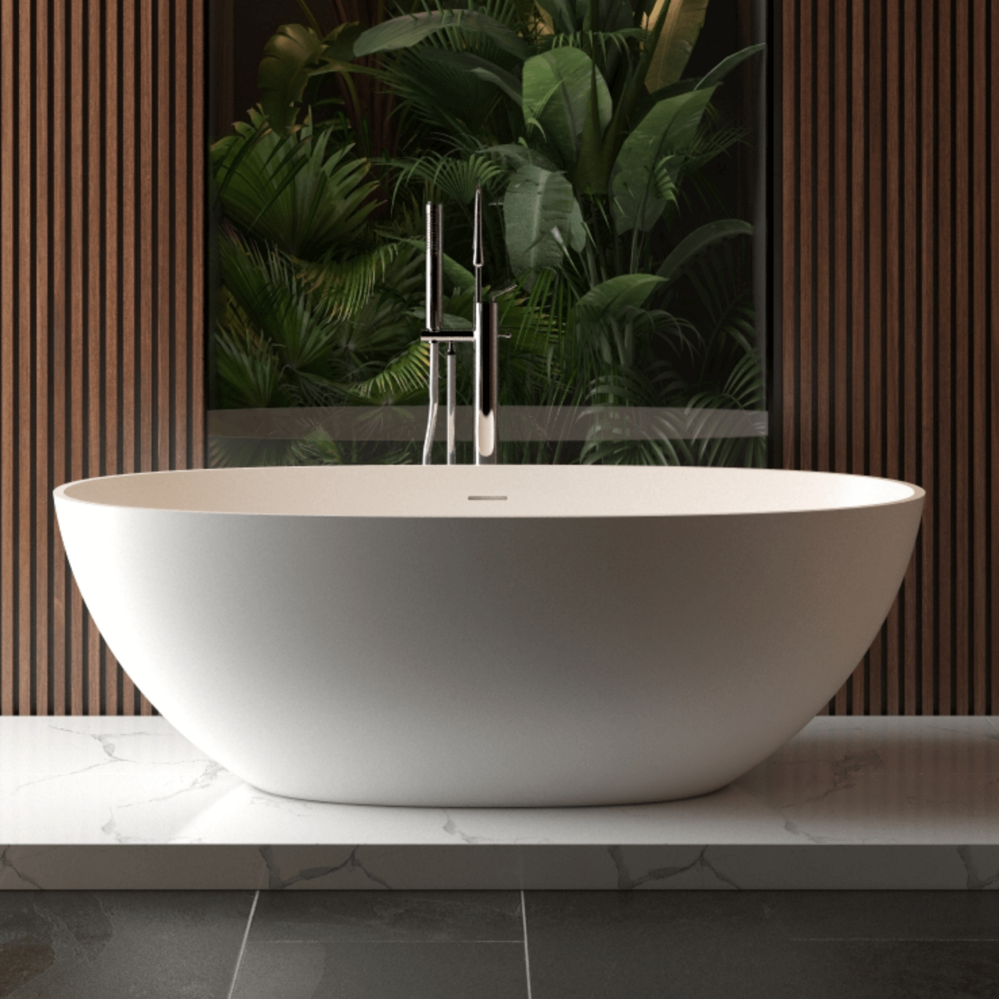 Alora 65-Inch Luxury Freestanding Soaking Bathtub With Overflow And Pop-Up Drain (SAK69451)
