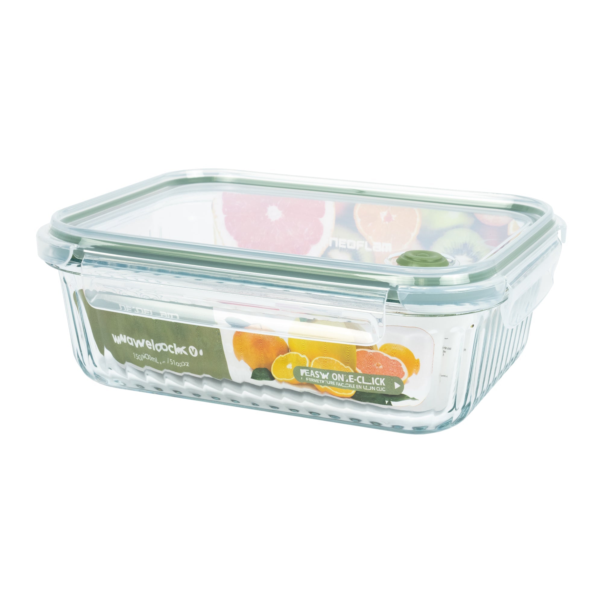 Wavy Rectangle Food Storage