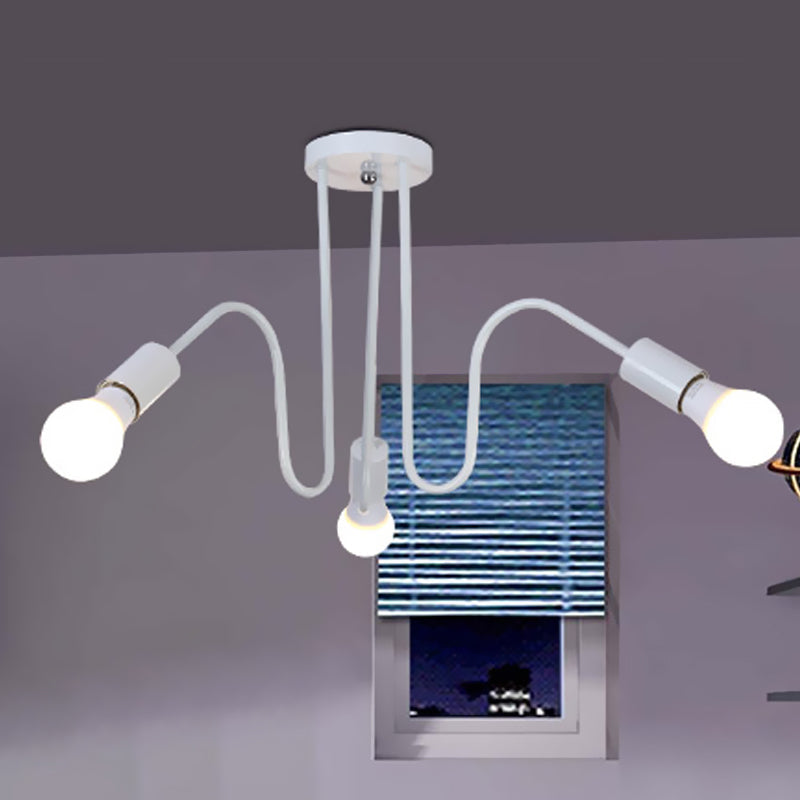 Alyssa  Meets Versatility: Loft Style Semi-Flush Mount Light