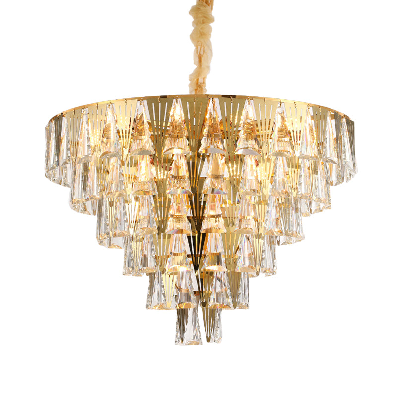 Leia Sparkling 8-Light Crystal Chandelier - Elegant Ambiance for Your Dining Room