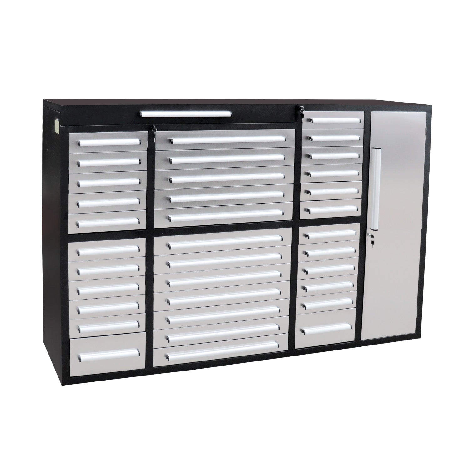 7ft Garage Storage Cabinet (35 Drawers & 1 Cabinet)