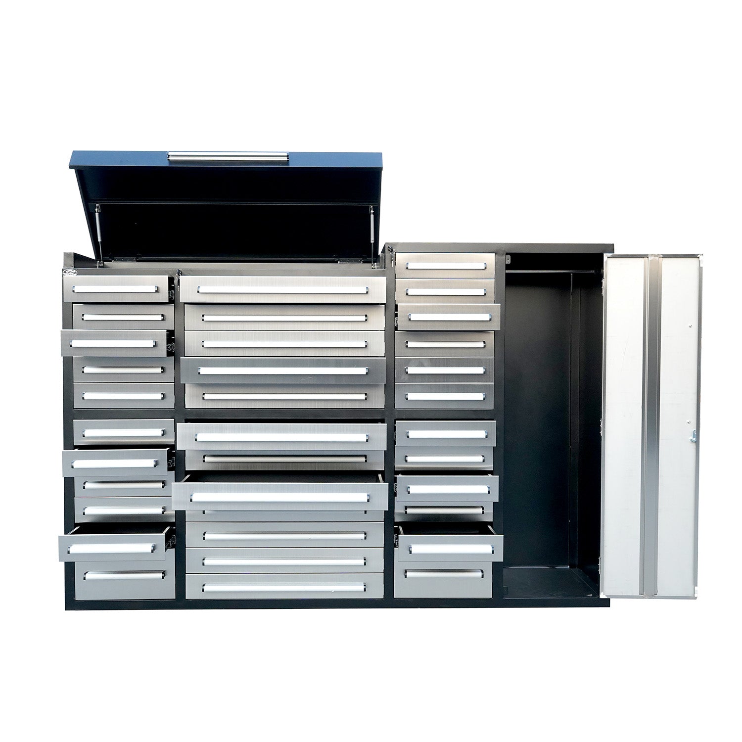 7ft Garage Storage Cabinet (35 Drawers & 1 Cabinet)