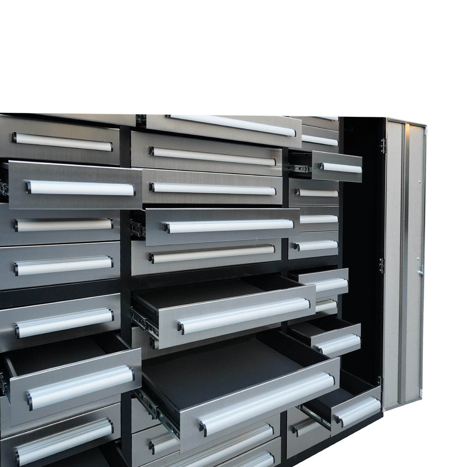 7ft Garage Storage Cabinet (35 Drawers & 1 Cabinet)