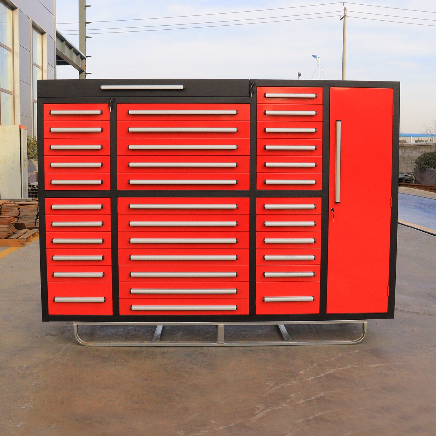 7ft Garage Storage Cabinet (35 Drawers & 1 Cabinet)