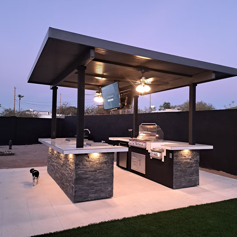 Big Island Sports Bar Outdoor Kitchen Grill