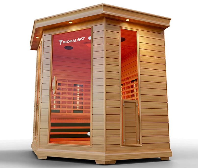 6 Person Indoor Infrared Full Spectrum Sauna | Medical 6 Plus™