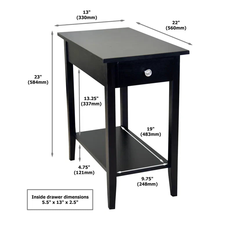 Aiydan Solid Wood with Storage