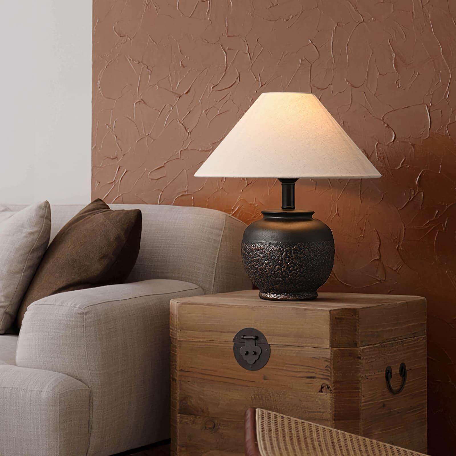 Ancient Ceramic Table Lamp