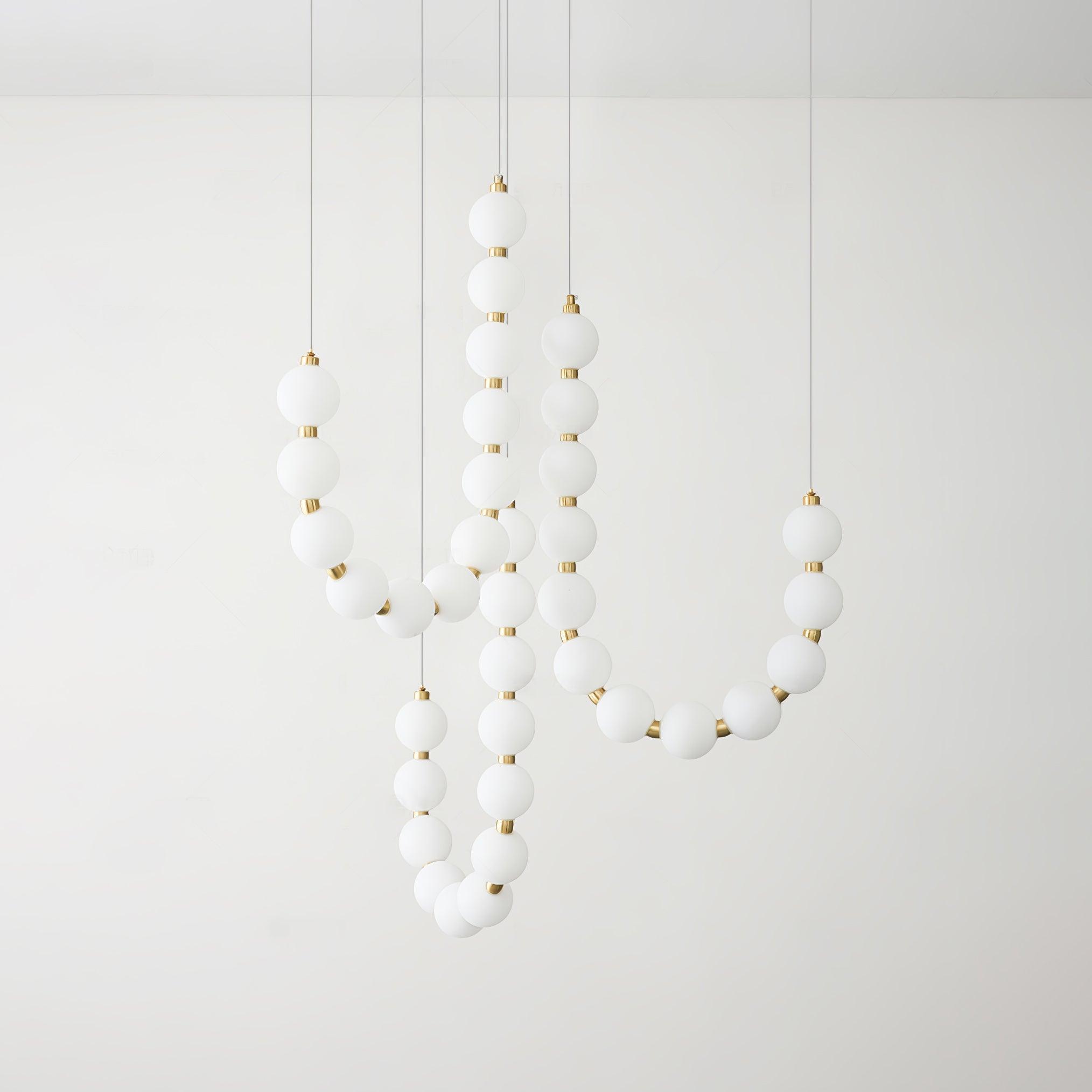 Art Pearl Necklace Chandelier