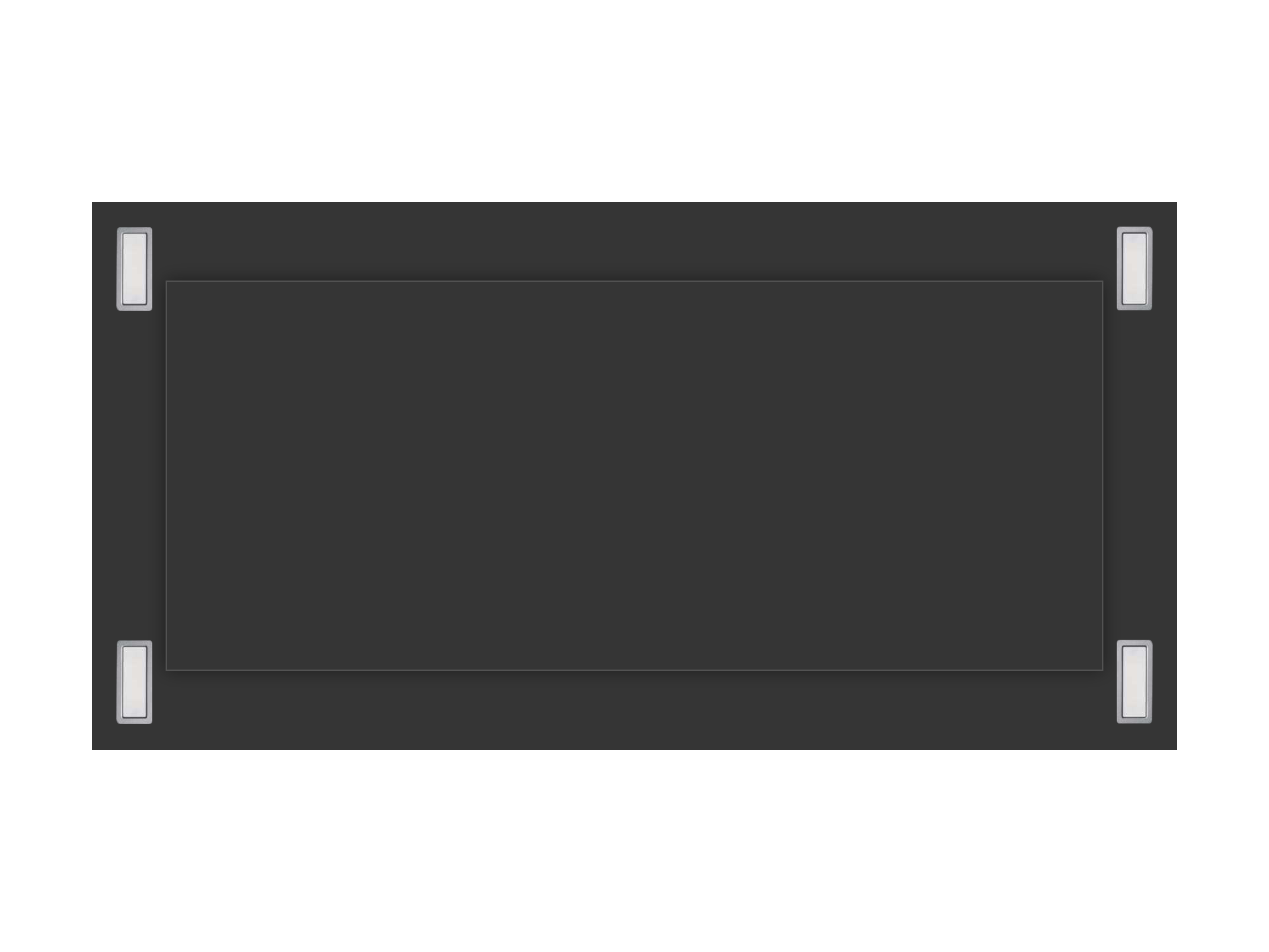 600 CFM Black Flush Ceiling Mount Range Hood - VICTORY Sunset