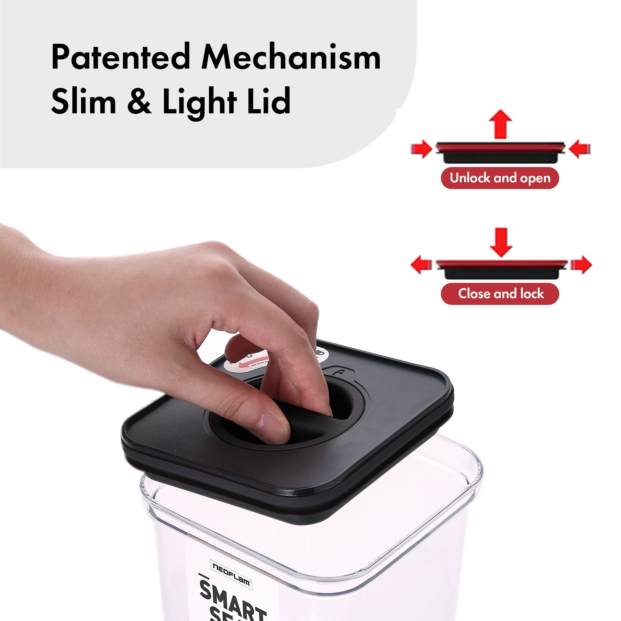 Smart Seal Rectangular Canister