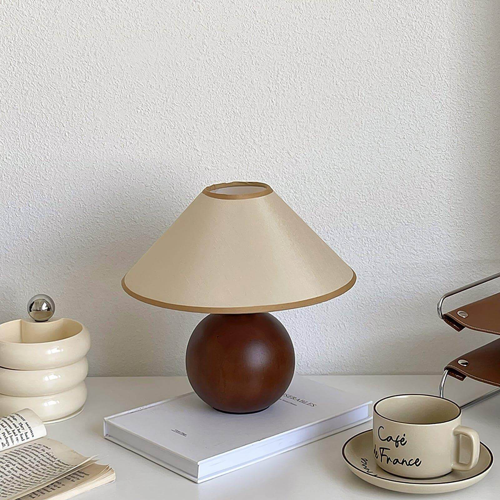 Cankut Wood Table Lamp