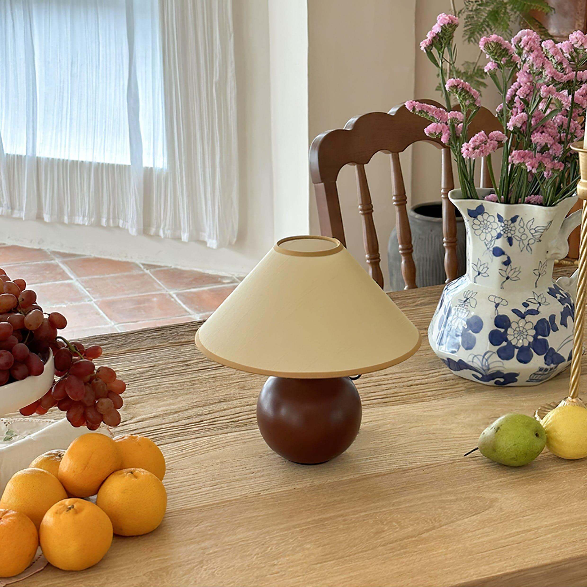 Cankut Wood Table Lamp