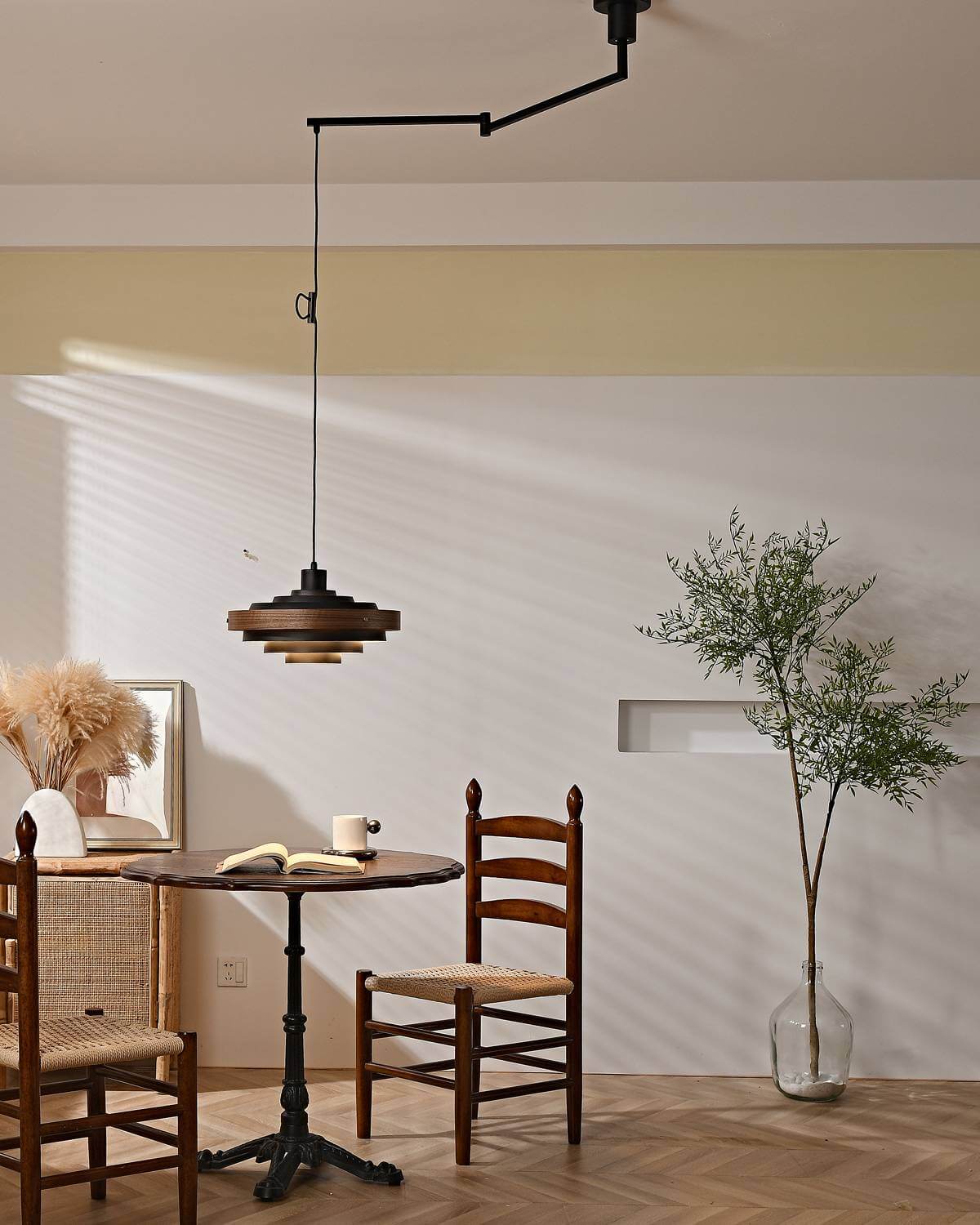 Carmen Swing Arm Pendant Lamp