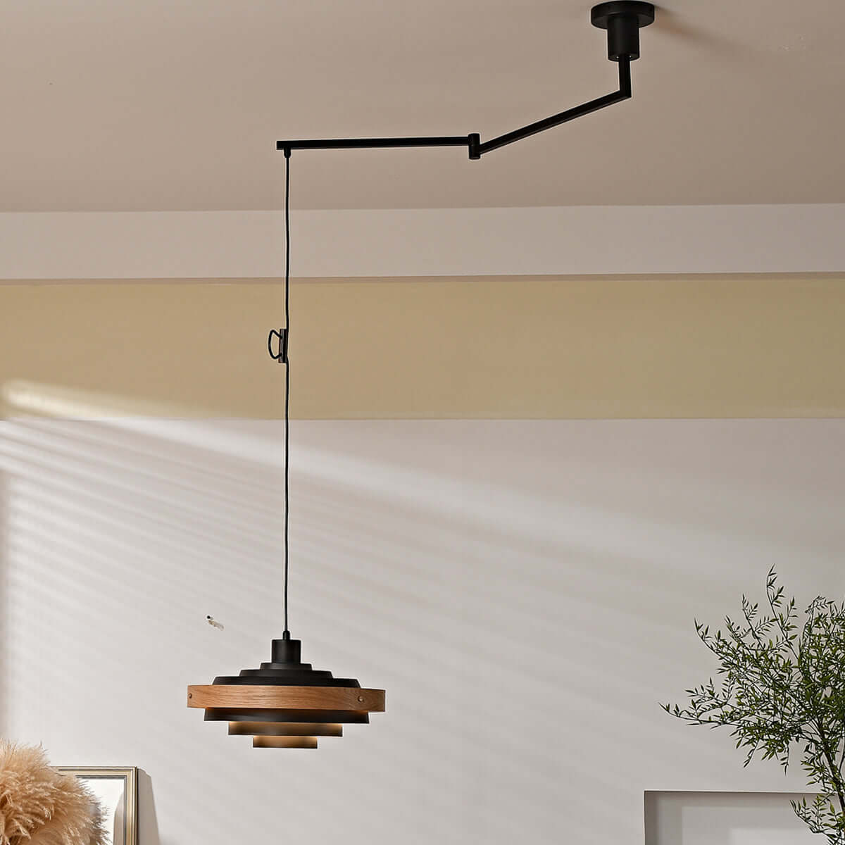 Carmen Swing Arm Pendant Lamp