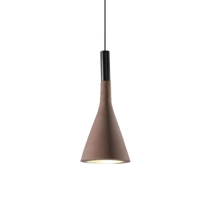 Tapered Concrete Pendant Light