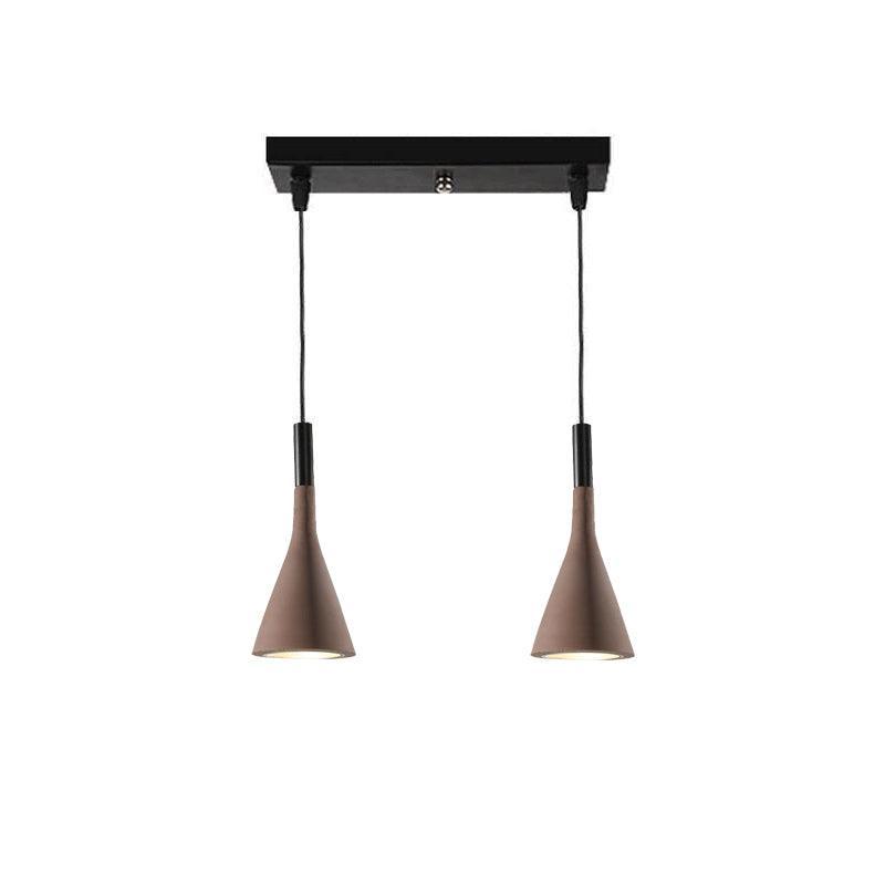 Tapered Concrete Pendant Light