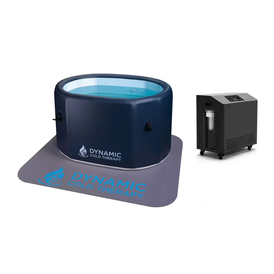 Dynamic Cold Therapy Inflatable Oval Cold Plunge with Chiller