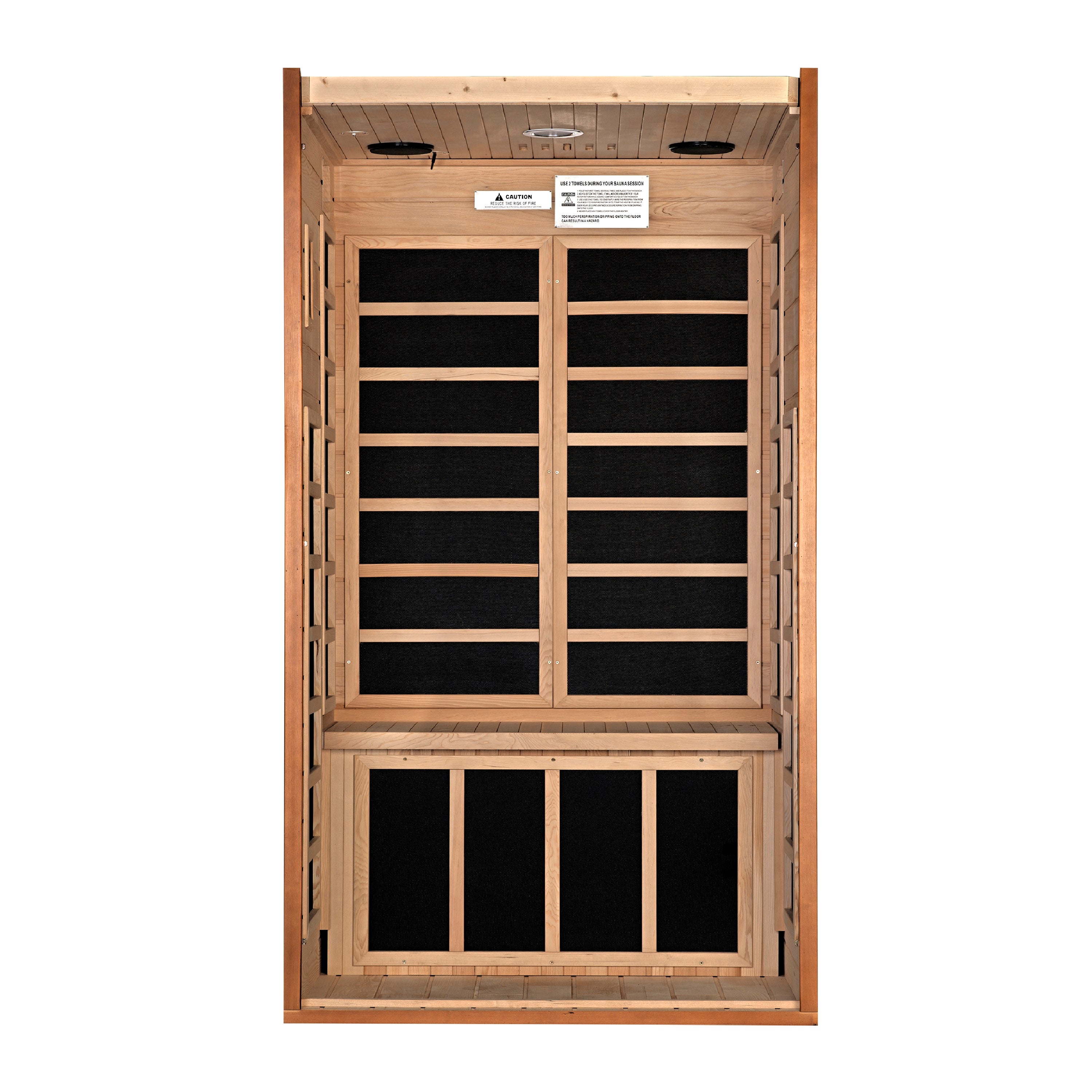 Dynamic Avila 1–2 Person Low EMF Infrared Sauna – DYN-6103-01