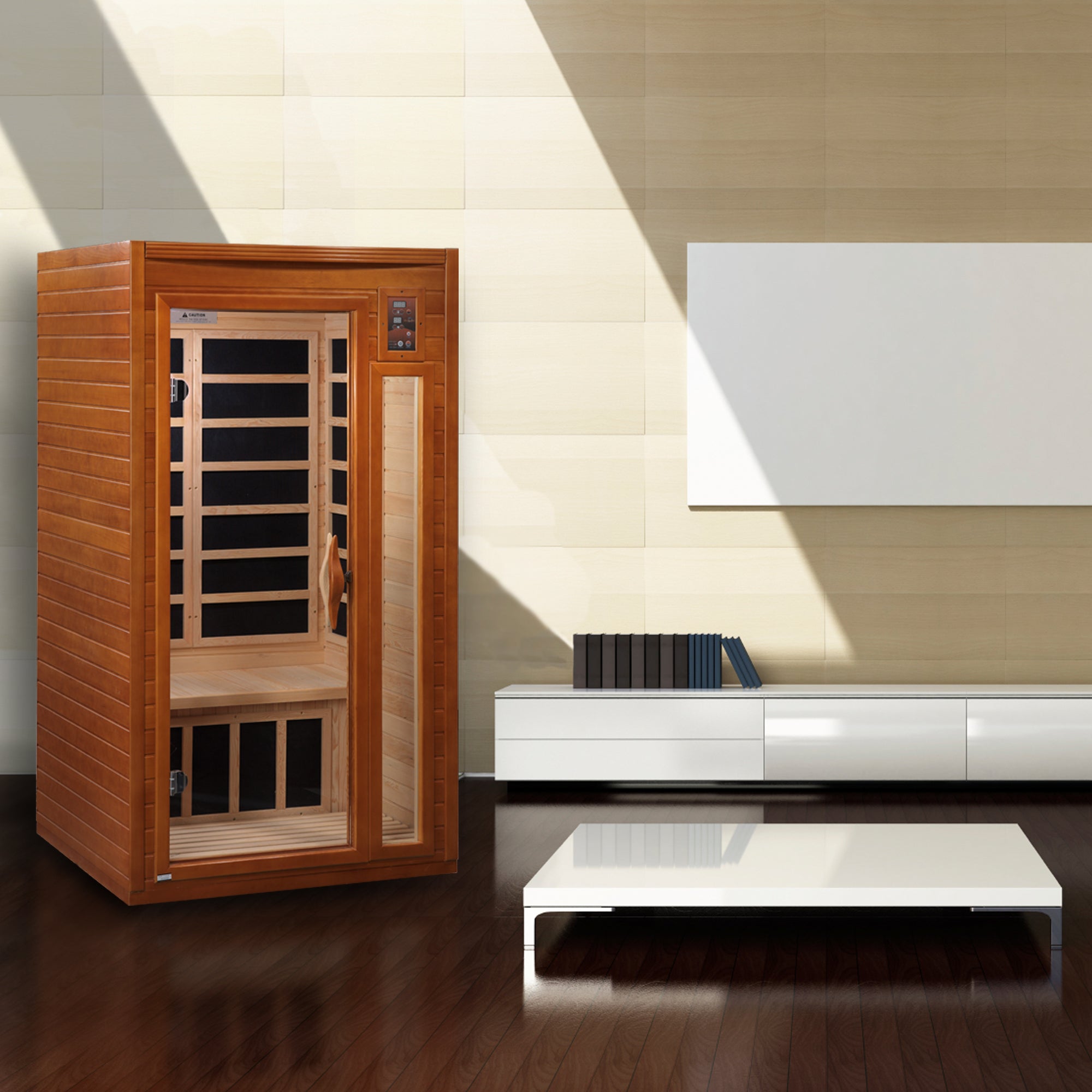 Dynamic Barcelona 1–2 Person Low EMF Infrared Sauna (DYN-6106-01)