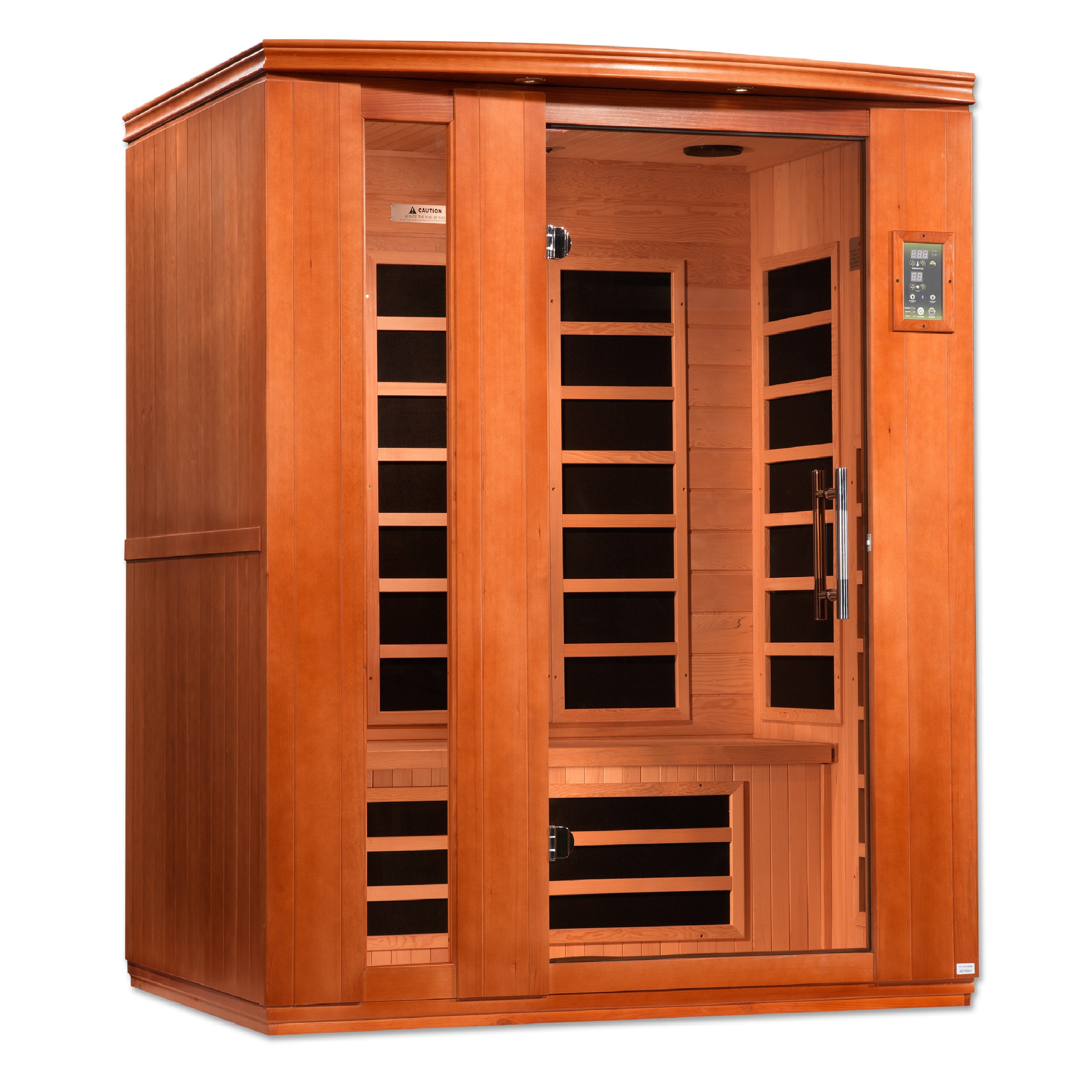 Dynamic Lugano 3-Person Low EMF Infrared Sauna (DYN-6336-02)
