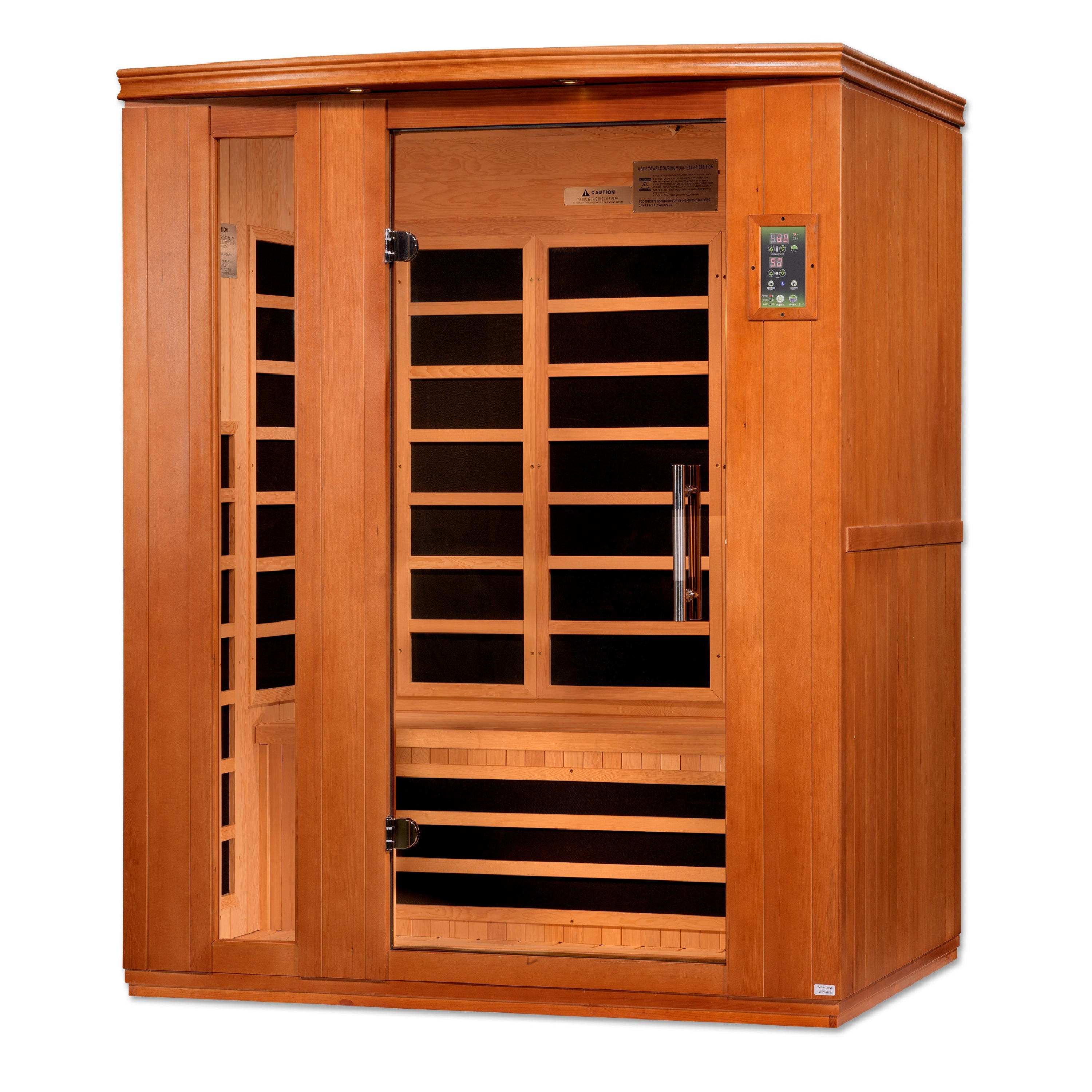 Dynamic Lugano 3-Person Low EMF Infrared Sauna (DYN-6336-02)