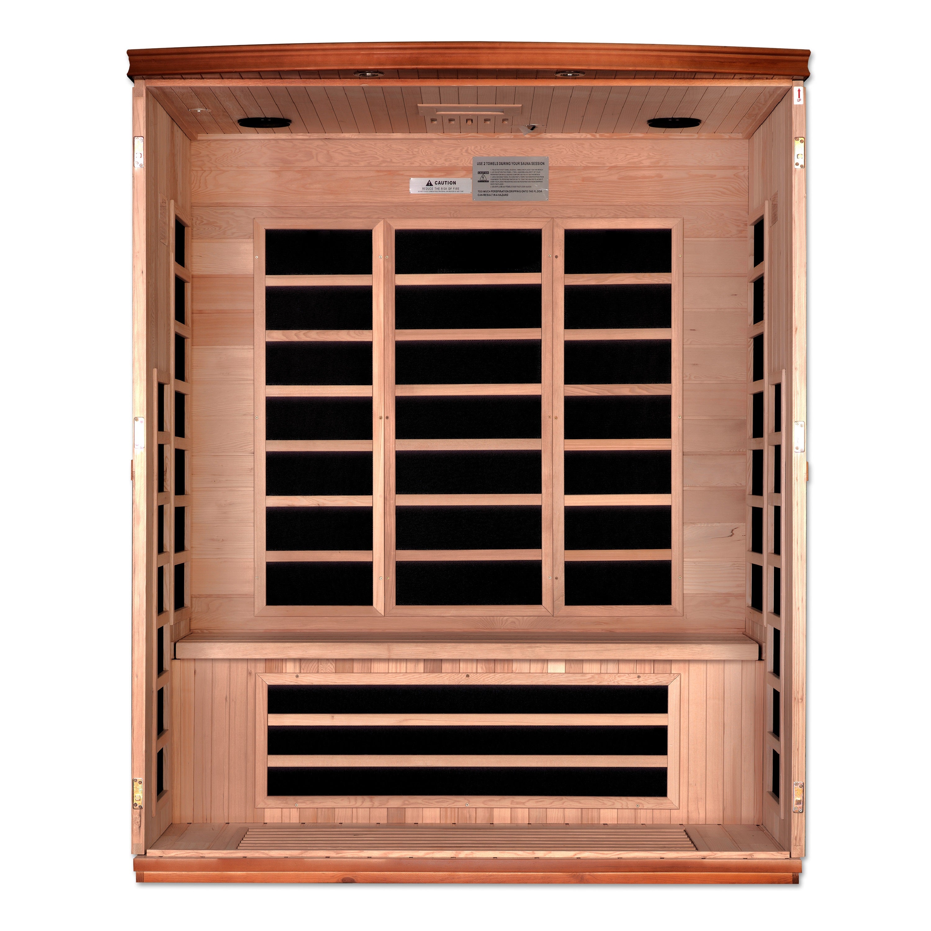 Dynamic Lugano 3-Person Low EMF Infrared Sauna (DYN-6336-02)