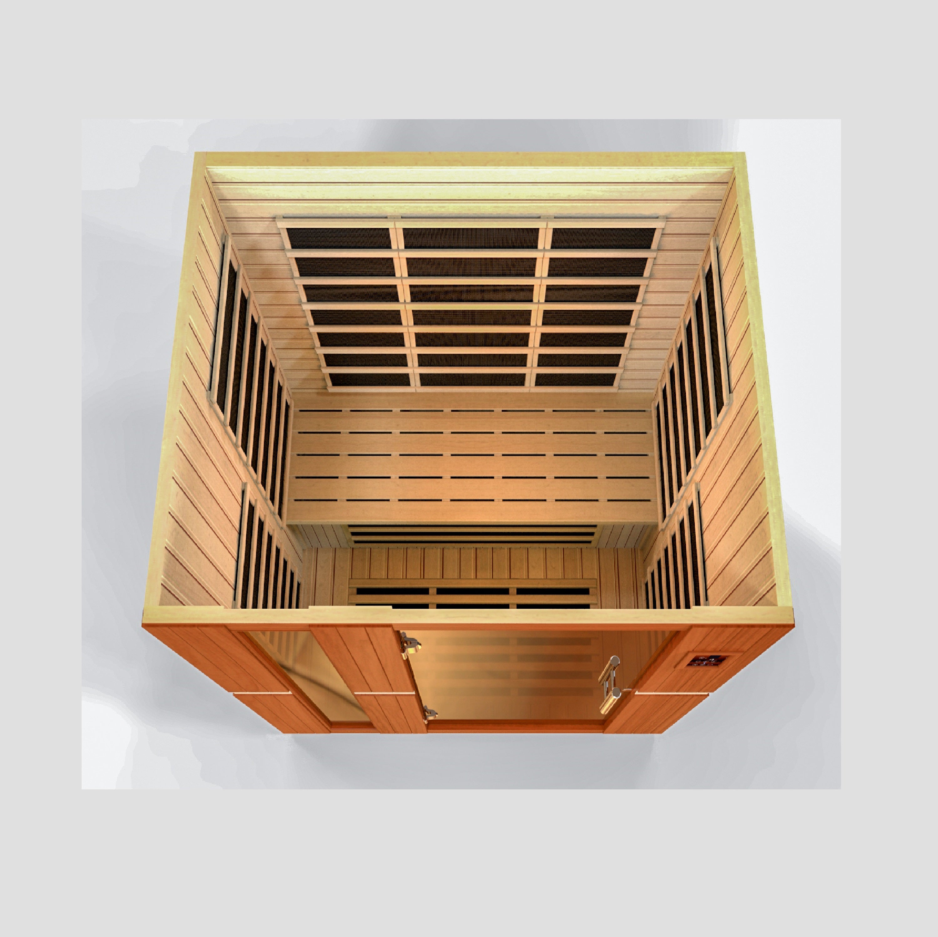 Dynamic Lugano 3-Person Low EMF Infrared Sauna (DYN-6336-02)