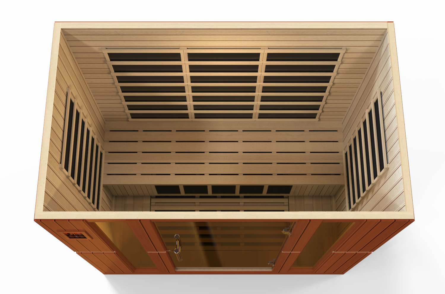 Dynamic Bergamo 4-Person Ultra Low EMF Infrared Sauna (DYN-6440-01)